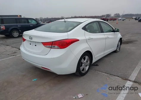 2013 Hyundai Elantra Gls from USA, damaged, VIN 5NPDH4AEXDH235431